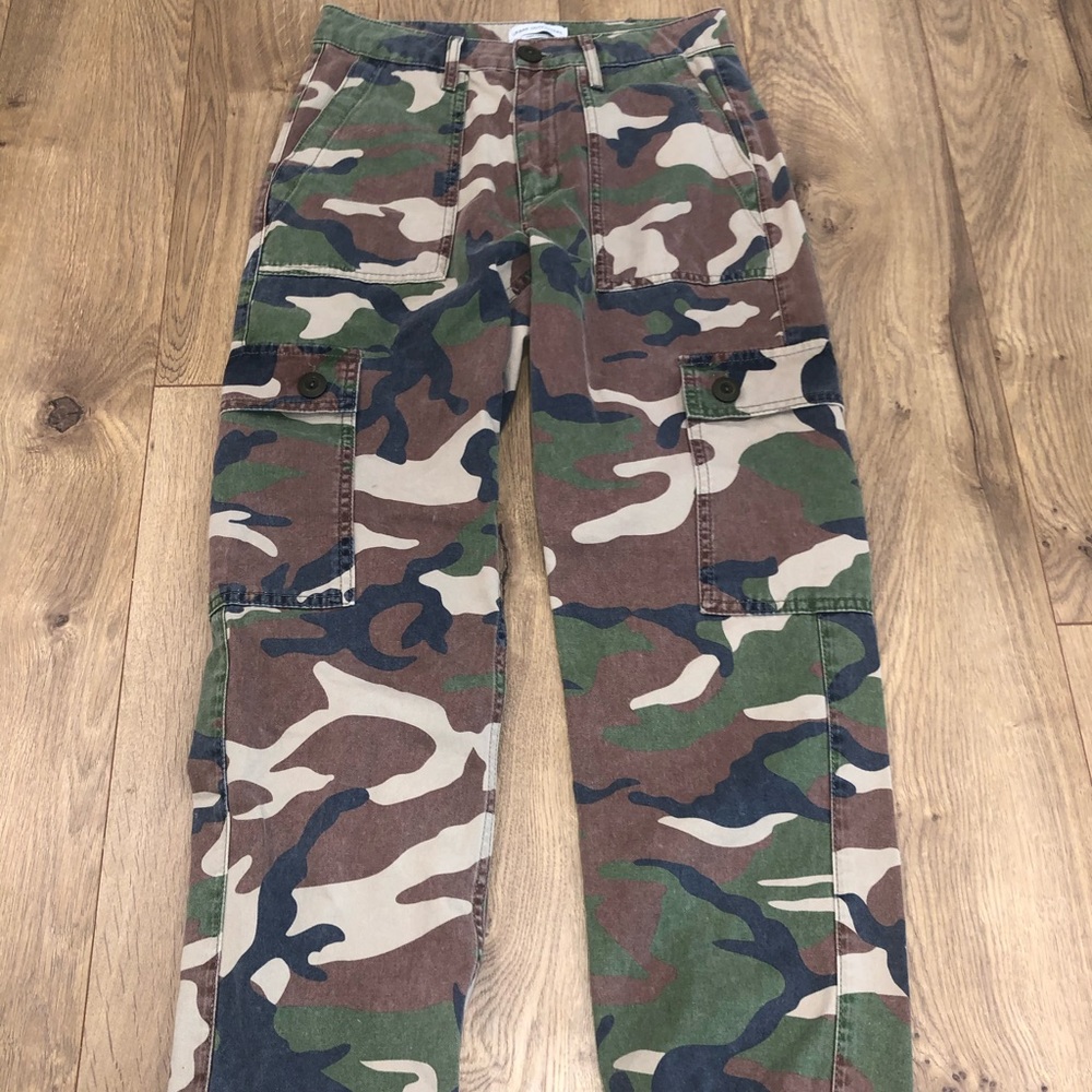 Camo cargo pants